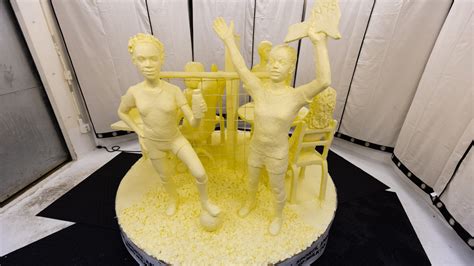 what happens to the butter sculpture after the fair